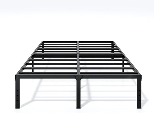 LUMUNANCE Metal Bed Frame Full Size - 16 Inch Heavy-Duty Full Platform Bed Frame No Box Spring Needed, Easy Assembly, Noise-Free, Sturdy Mattress Foundation, Underbed Storage Space