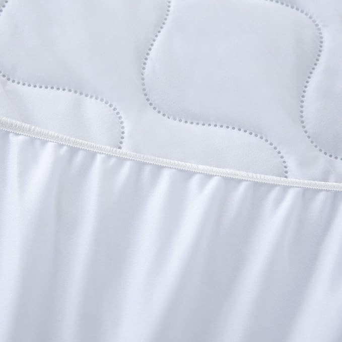Waterproof Sleeper Sofa Full Mattress Protector Pad 54x72 for Pull Out Sofa Bed Quilted Fitted Matress Cover up to 8 inch Deep White