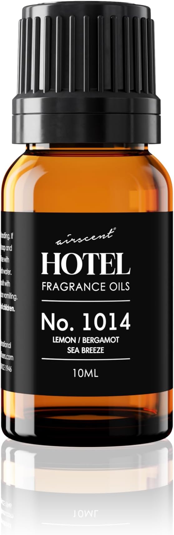 AirScent Hotel Diffuser Oil No. 1014 - The Iconic 5-Star Hotel Coastal Blend - Lemon Bergamot Sea Breeze - 10 mL Premium Fragrance Oil for Ultrasonic and Waterless Diffusers and Crafting