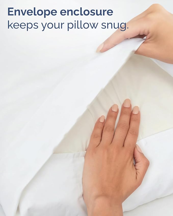 Twin 4 Piece Sheet Set - Comfy, Breathable & Cooling - Soft Hotel Luxury Bedding for Women, Men, Kids, Teens & Children - 1 Flat & 1 Fitted Sheet & 2 Pillowcases w/ Deep Pockets - Wrinkle Free - White