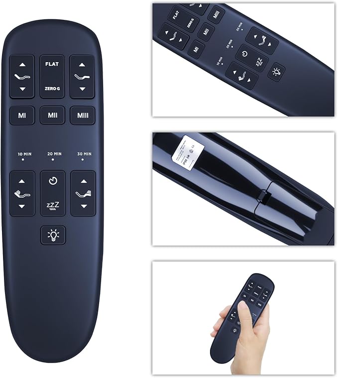 New Replacement Remote Control Compatible for Ergomotion Blissful Nights e4 e6 RF373E JLDK.28.10.14 Hand Wand Greaton Adjustable Bed Base