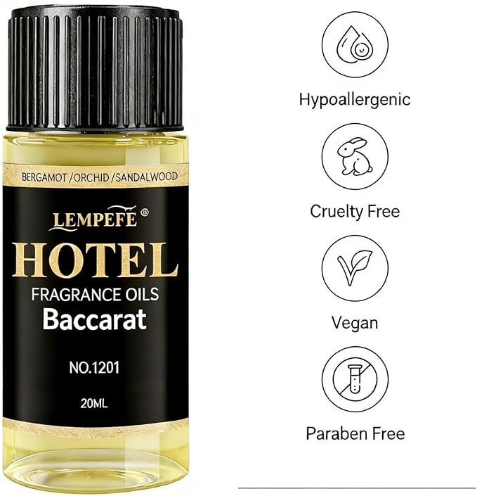 Luxury Aroma Oil 20mL (0.68 fl oz), 5-Star Hotel Scent Diffuser Oil, for Diffuser Long Lasting Calming Aromatherapy Oil