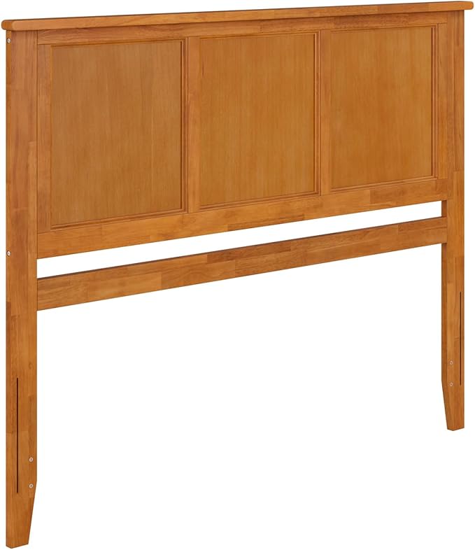 AFI, Madison Queen Solid Wood Panel Headboard, Light Toffee