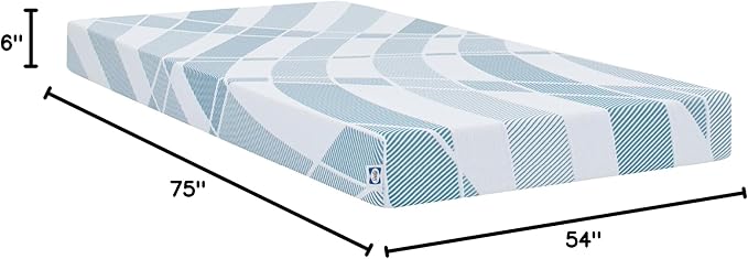 Sealy Dreamlife 6” Foam Mattress-in-a-Box, Full, SealyComfort Gel Memory Foam, Surface-Guard Technology, Breathable Comfort
