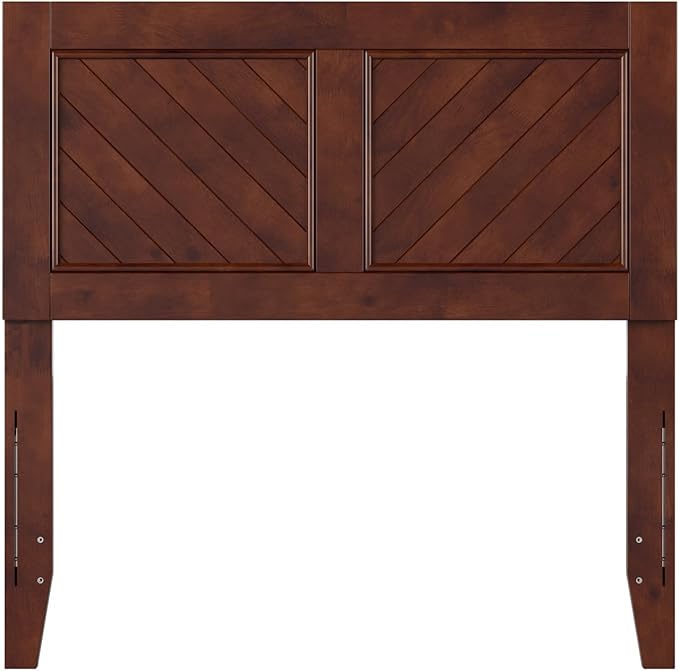 AFI, Canyon Twin Solid Wood Rustic Farmhouse Headboard, Walnut