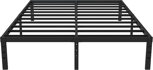 Upcanso 16 Inch King Bed Frame Heavy Duty Metal Platform King Size Bed Frames with 14 Inch Storage, Easy Assembly 3,500 lbs Steel Slats Support Mattress Foundation, Black