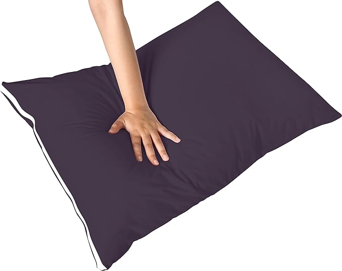 Utopia Bedding Premium 100% Waterproof Pillow Protectors with Zipper Standard Size (Set of 2), Bed Bug and Dust Mite Proof Zippered Pillow Covers, Pillow Encasement Cases, Purple