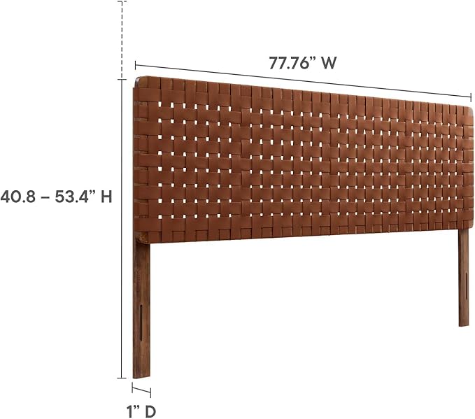 Modway Sparta headboards, King, Walnut Brown