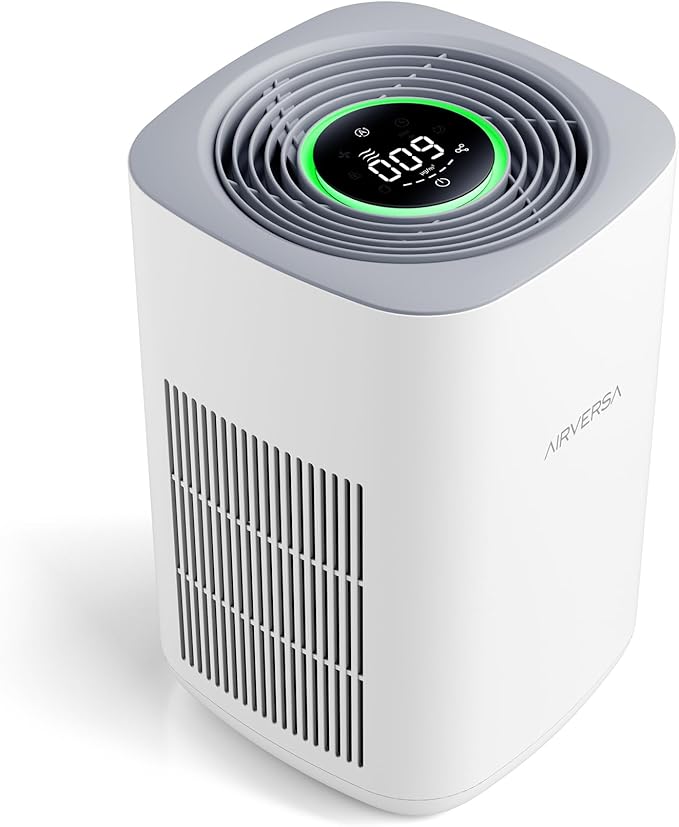 Airversa HomeKit Air Purifier over Thread Works with HomeKit (Home Hub Required) 3-Stage H13 True HEPA Smart Air Cleaner 1000 sq.ft Purelle AP2