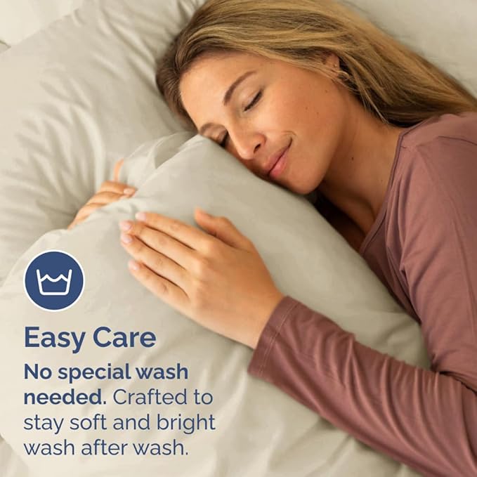 Body Pillowcases Set of 2-20x54 Long Body Pillow Case - Soft Body Pillow Cover for Sleeping & Side Sleepers - Comfy, Breathable, Wrinkle & Fade Free - Machine Washable w/Envelope Enclosure (Wheat)