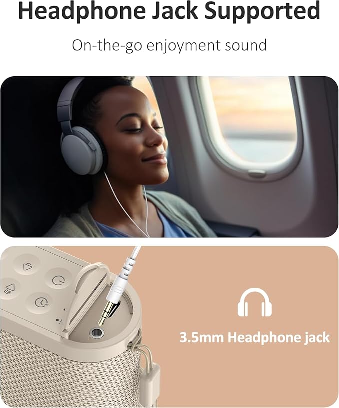 Portable Baby & Adults Sound Machine : Super Long-Lasting & Rechargeable Battery, Headphone Jack, 21 Sounds - White Noise Machine for Adult, Travel, Sleeping, Registry Gift