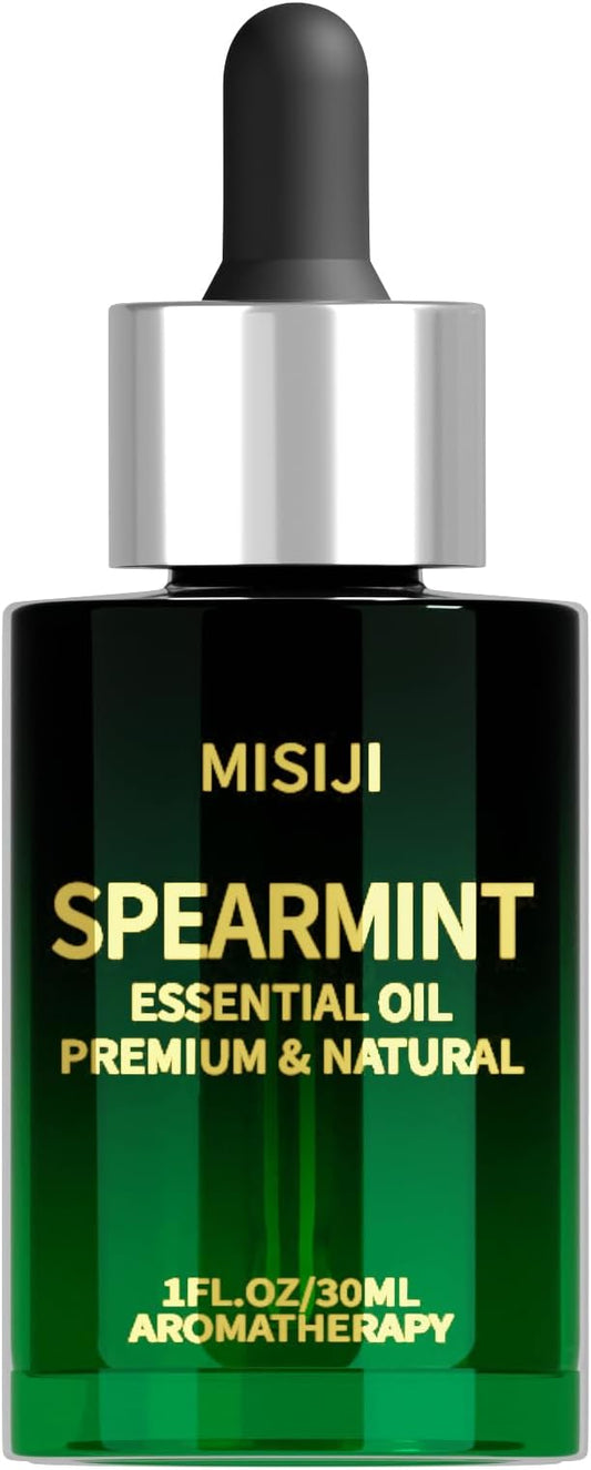 Essential Oils-Spearmint Essential Oils for Diffuser Humidifiers for Home,Diffuser Oils Scents for Laundry,Aromatherapy,Candle&Soap Making 1 FL.OZ