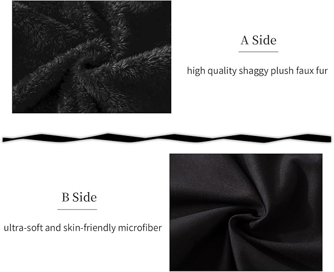 WhatsBedding Memory Foam Body Pillow with Plush Fuzzy Cover, Full Body Pillow for Adults, Long Pillow for Sleeping, Soft Fluffy Supportive