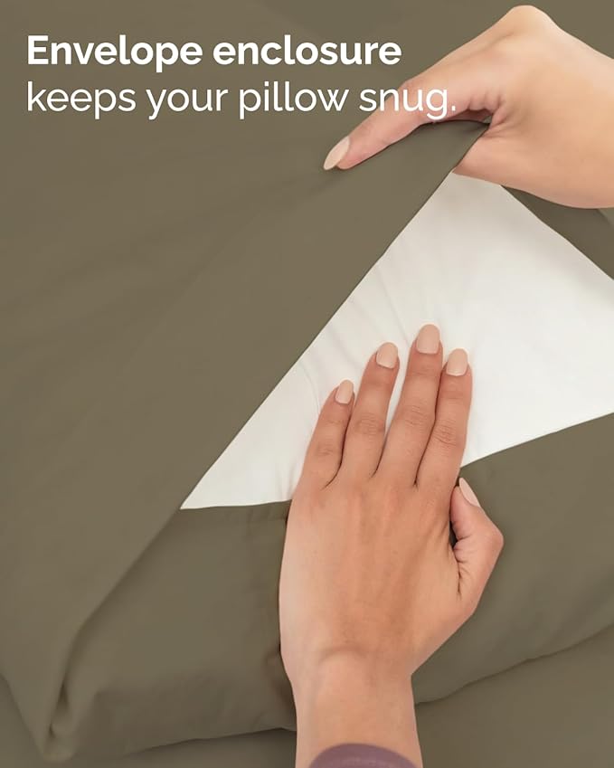 Twin 4 Piece Sheet Set - Comfy, Breathable & Cooling - Soft Hotel Luxury Bedding for Women, Men, Kids, Teens & Children - 1 Flat & 1 Fitted Sheet & 2 Pillowcases w/ Deep Pockets - Wrinkle Free - Khaki