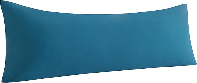 NTBAY Body Pillowcase, 20x54 inches, Teal Blue, Brushed Microfiber, Envelope Closure, Ultra Soft, 1800 Thread Count, Machine Wash, 1 Set