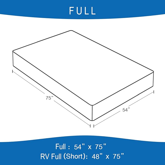 Full Fitted Sheet Only, Full Size Sheets Up to 14 Inches Deep Procket, Bed Mattress Sheets Stretchable Breathable Cover for Air Mattress, White