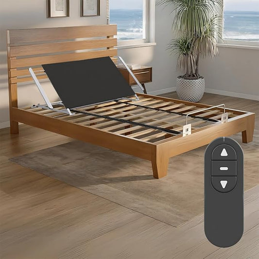 Boyd Sleep Full Size Adjustable Bed Kit – Turn Your Mattress & Frame Into Heads-Up Adjustable Base with Powerful Motor, Wireless Remote, Head Incline, Easy Assembly, Zero Clearance Design
