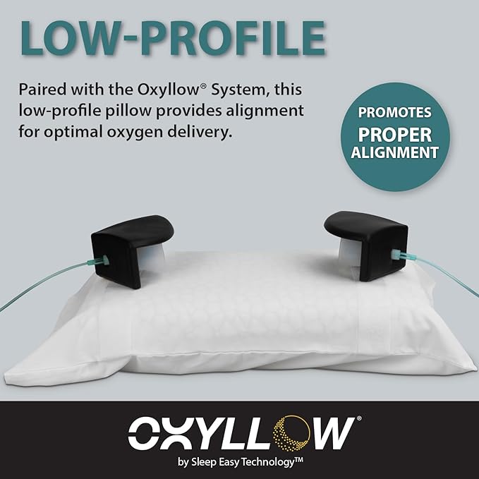 Oxyllow Memory Foam Pillow - Hypoallergenic - Memory Foam - Latex Free - Cooling Pillow - Stomach Sleepers - Standard Pillow Size - Bed Pillow -