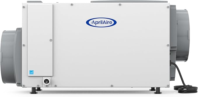 AprilAire E100 Pro 100-Pint Whole-House Dehumidifier, Energy Star Certified, Commercial-Grade Whole-Home Dehumidifier for Basement, Crawlspace, or Whole House up to 5,500 sq. ft.