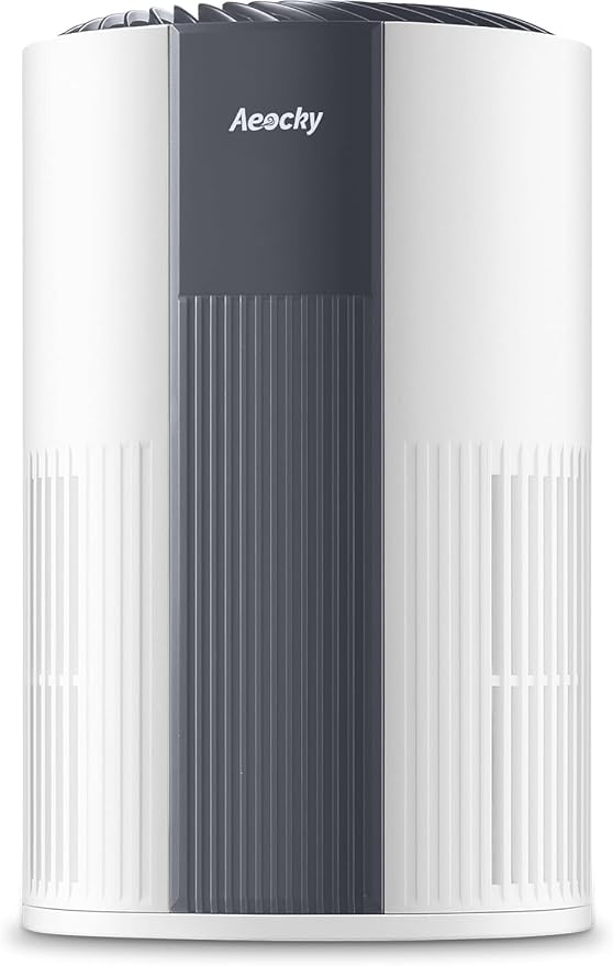 2nd Gen Turbo-Jet Design Air Purifiers for Bedroom up to 1096 Sq Ft, AEOCKY Proprietary YearChange Filter Tech, with Multi Effect Filter, Washable Pre-Filter, for Home, Dorm, Office, Pet (Blue)