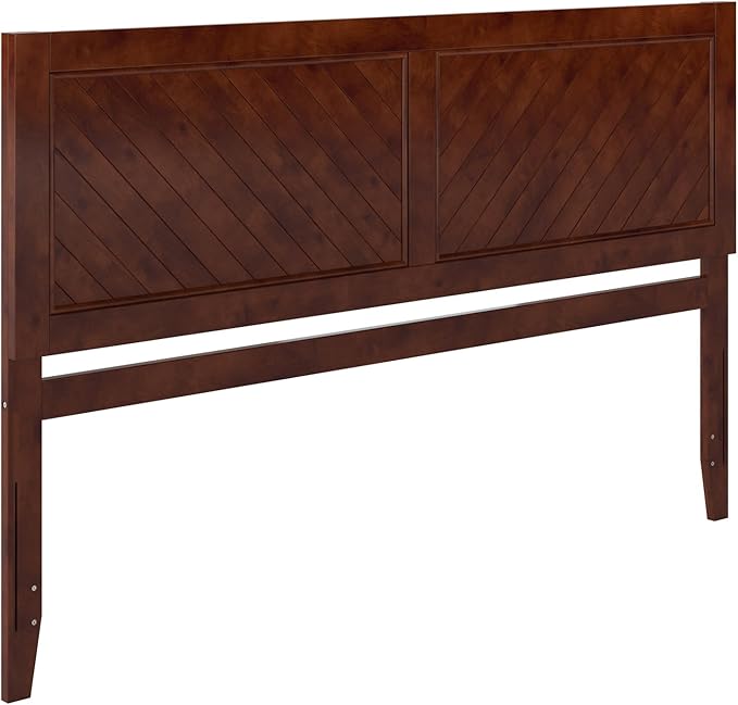 AFI, Canyon King Solid Wood Rustic Farmhouse Headboard, Walnut