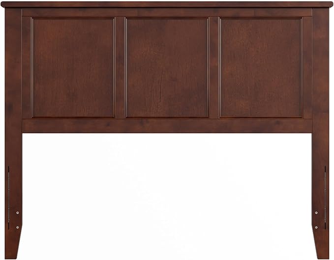 AFI, Madison Full Solid Wood Panel Headboard, Walnut