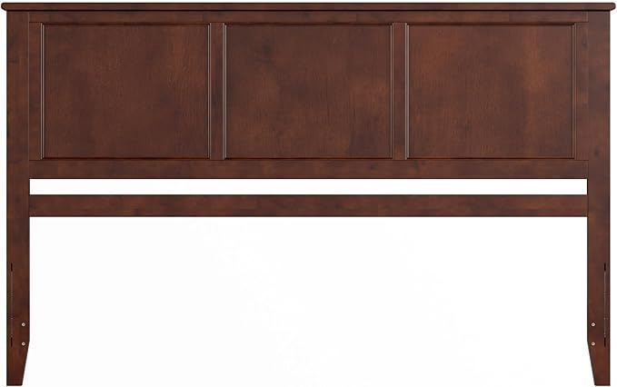 AFI, Madison King Solid Wood Panel Headboard, Walnut