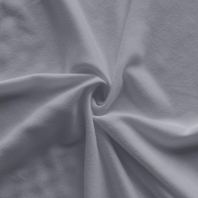 Sofa Bed Queen Sheets Only, Queen Sleeper Sofa Sheet 60" X 74" with 8" Deep Pocket, Bed Mattress Sheets Stretchable Breathable Jersey Knit Cover, 1 Pack, Gray