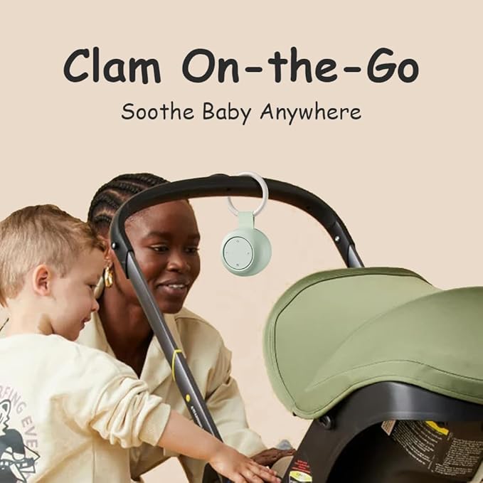 Portable Sound Machine for Baby Kids | Sleep Soother | 16 Soothing Sounds | Timer | Memory Function | 30H | White Noise | Shush | Travel | Registry Gift | Newborn Essentials | Extended Battery Edition