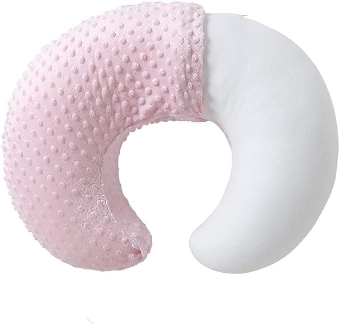 Baby Nursing Pillow and Body Positioner with Premium Slipcover for Breastfeeding for Baby Boys and Girls, Feeding Pillow with Breathable Comfortable Pillowcase (Blushing Bride)