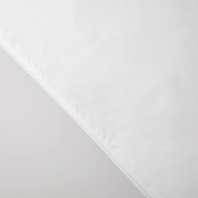 SNUG&COZY Grey Goose Feather Down Pillows for Sleeping(2 Pack)- Standard Size(20IN×26IN), Goose Feather&Down Filling,100% Down Proof, Machine Wash, White