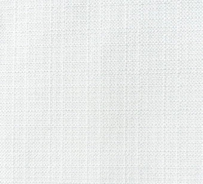 Square Bed – Washable Cover - Soft Upholstered Linen - Minimalist Modern - Sold Separately (White Linen, King Base)