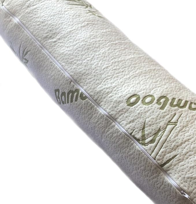 Linen Plus Body Pillow with Shredded Memory Foam for Comfort and Support Breathable Cooling Hypoallergenic New
