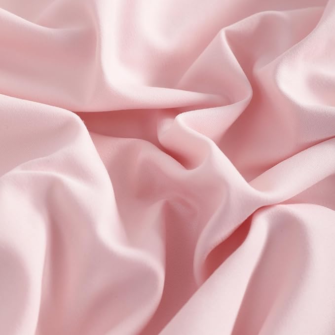 NTBAY Queen Pillowcase Set - 4 Pack Brushed Microfiber 20x30 Pillowcases - Soft, Wrinkle-Free, Fade-Resistant, Stain-Resistant, Blush Pink Pillowcases with Envelope Closure - 20x30 Inches, Blush Pink