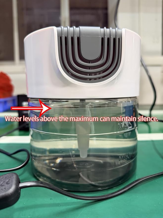 Water Air Purifier for Home, Office，Water Based Air Purifier ，Air Washer Humidifier ，Freshener for Smoke and Pet Odors，Essential Oil Aroma Diffuser with LED Night Light