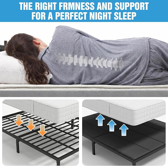 Bunkie Board Queen Size (60x80''), 10mm Bed Boards for Under Mattress, Breathable, Noise Minimizing, Moisture Resistant Bunkieboards, Heavy Duty Bed Support Board for Platform & Slatted Frames