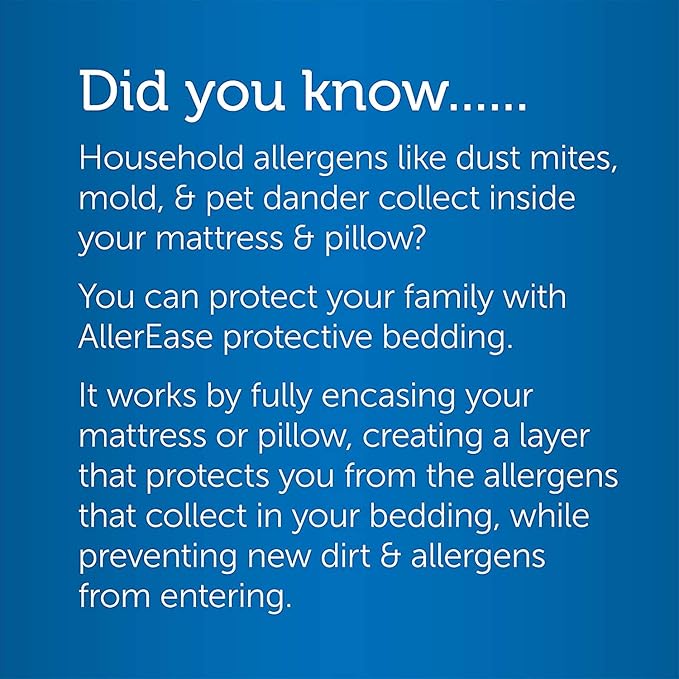 AllerEase Maximum Allergy Mattress Protector, Twin XL Size