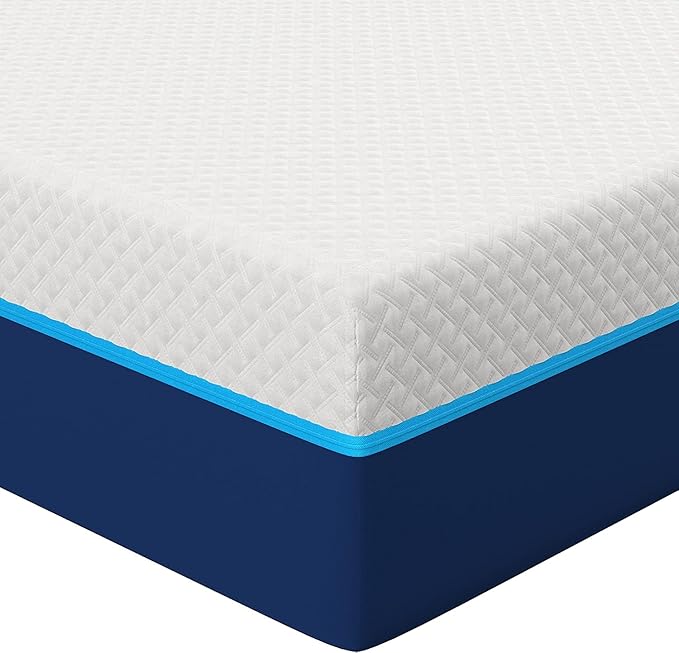 Nautica Home 12" Revitalize Innerspring Hybrid Mattress Quilted Memory Foam Cover: High Density Comfort Latex Foam Layer with Bonnell Support Coil Springs Base, King White