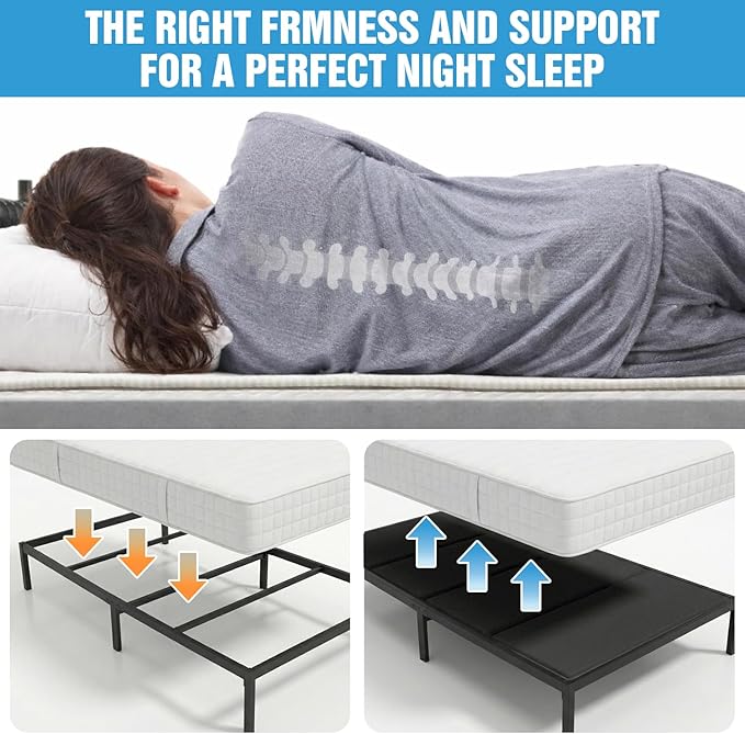 Bunkie Board Twin Size (38x75''), 10mm Bed Boards for Under Mattress, Breathable, Noise Minimizing, Moisture Resistant Bunkieboards, Heavy Duty Bed Support Board for Platform & Slatted Frames