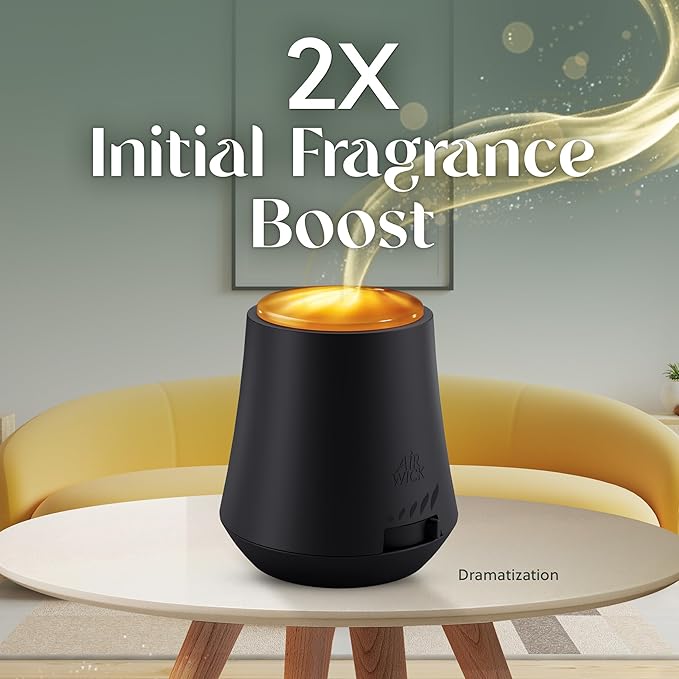 Air Wick Essential Mist Refill, 3 ct, Apple Cinnamon Medley, Essential Oils Diffuser, Air Freshener, Fall scent, Fall decor