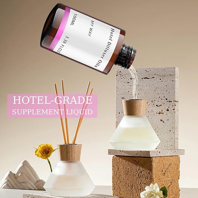 Hotel Collection Diffuser Oil Refill Scent Inspired by 5-Star Hotel Coastal Blend Essential Oils for Diffusers for Home Hotel Scents for Home,Waterless Essential Oil Diffuser