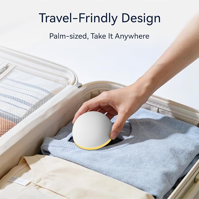 Mini Sound Machine Night Light White Noise Machine Battery Portable Brown Noise Machine 30 Soothing Sounds for Baby Kids Adults Sleep Machine 4 Timer Memory Function for Home Travel Office