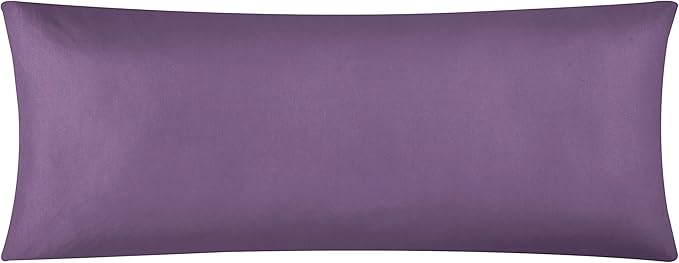 Evolive Ultra Soft Microfiber Body Pillow Cover/Pillowcases 21"x54" with Hidden Zipper Closure (21"x54" Body Pillow Cover, Lavender)