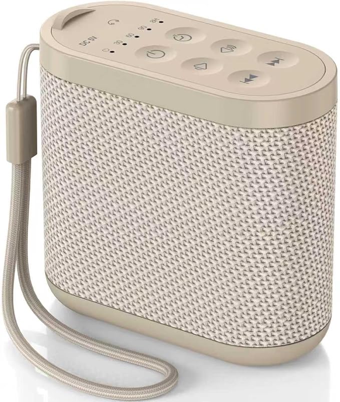 Portable Baby & Adults Sound Machine : Super Long-Lasting & Rechargeable Battery, Headphone Jack, 21 Sounds - White Noise Machine for Adult, Travel, Sleeping, Registry Gift