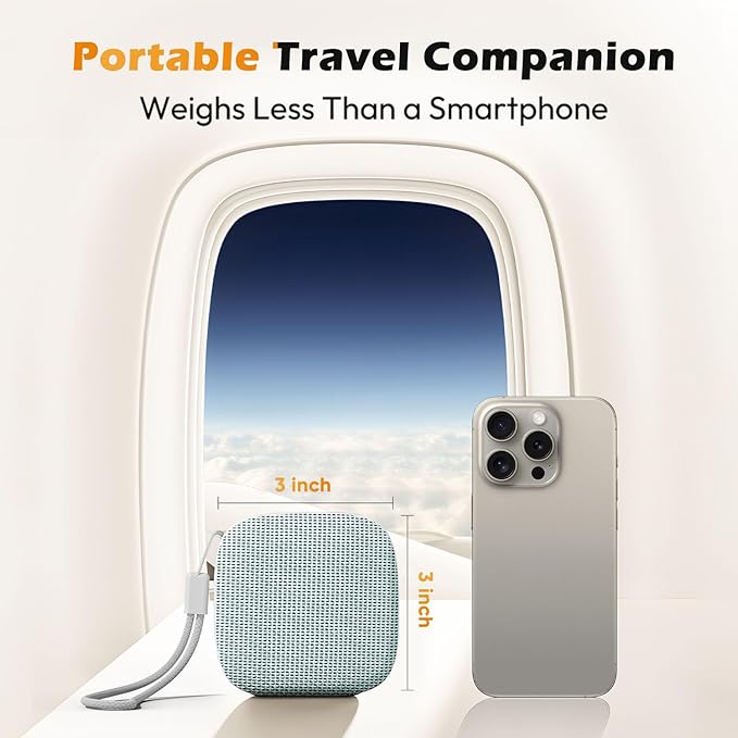 Portable Sound Machine for Travel, White Noise Sound Machine for Sleeping with Night Light, 20 Quality Non-looping Sounds, Headphone Jack, Memory, Timer for Adults,Hotel(Green)