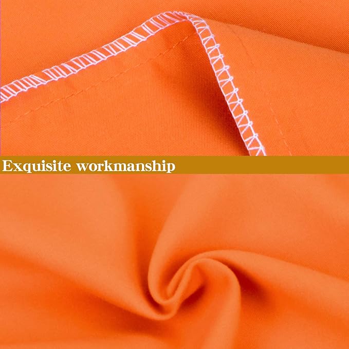 NTBAY King Pillowcase Set - 2 Pack Brushed Microfiber 20x36 Pillowcases - Soft, Wrinkle-Free, Fade-Resistant, Stain-Resistant, Orange Pillowcases with Envelope Closure - 20x36 Inches, Orange