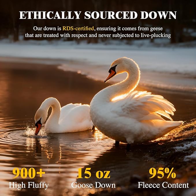 Luxury Canadian White Goose Down Pillow Standard Size Set of 2, 750+ Fill Power, 800 TC Cotton Shell, Soft Down Pillows for Sleeping, Hotel Collection Pillow for Neck Pain Relief (2 Pack, 20"x26")