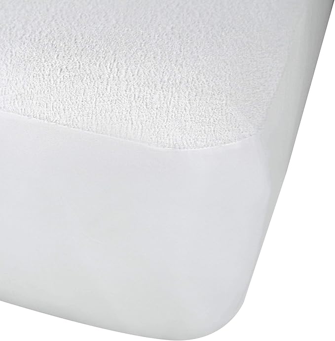 Protect-A-Bed Premium Waterproof California King Mattress Protector, White