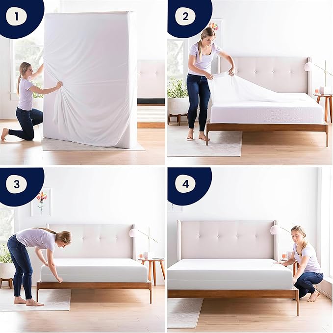 Full XL Mattress Protector Encasement with Zipper – Waterproof Mattress Protector Full XL Size – Soft, Breathable & Noiseless Zippered Mattress Cover – Fits Up to 12”