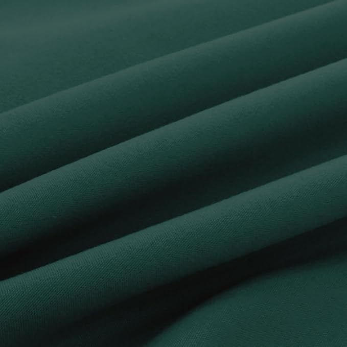 Elegant Comfort Luxury Ultra-Soft 2-Piece Pillowcase Set - 1500 Premium Hotel Quality Microfiber Double Brushed - Wrinkle Resistant, King Size, Hunter Green